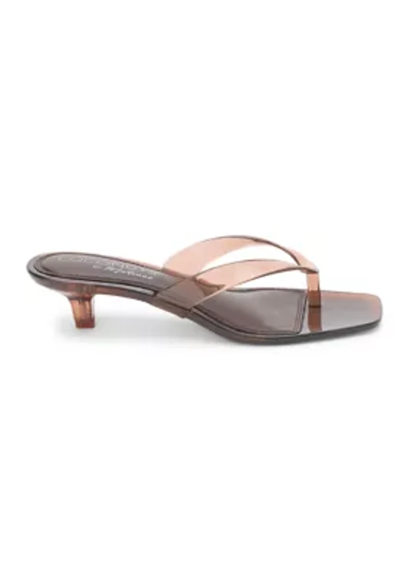 Margo Kitten Heel Thong Sandals
