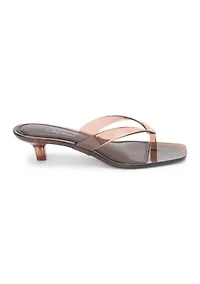 Margo Kitten Heel Thong Sandals