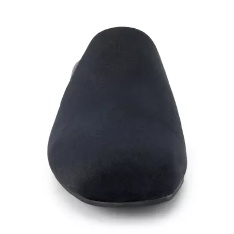 Vegan square toe mule.