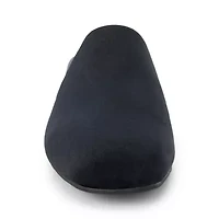 Vegan square toe mule.