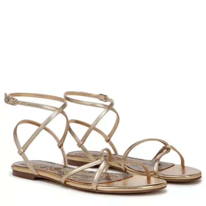 Ellina Strappy Flat Sandal