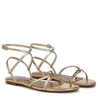 Ellina Strappy Flat Sandal