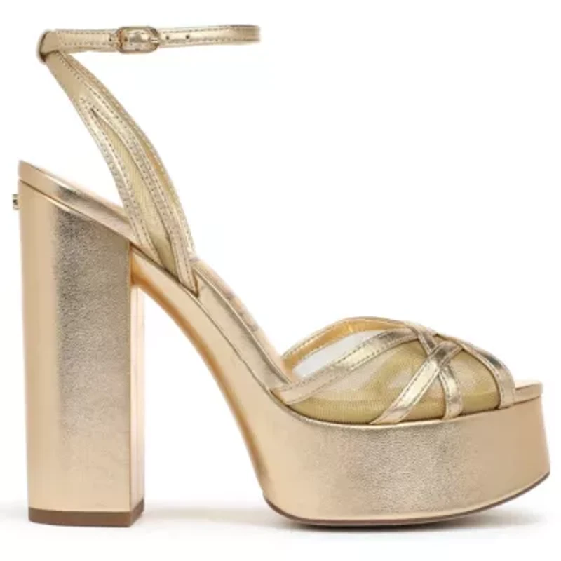 Sandy Block Heel Platform Sandal