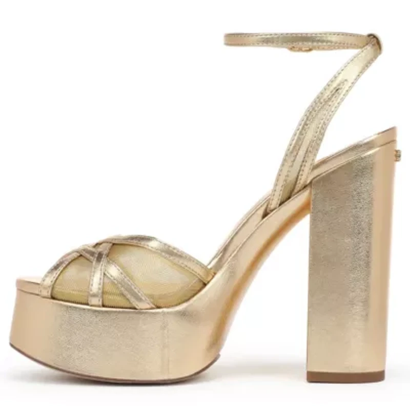 Sandy Block Heel Platform Sandal