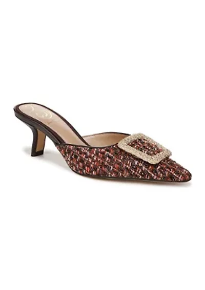 Brit Heeled Mules
