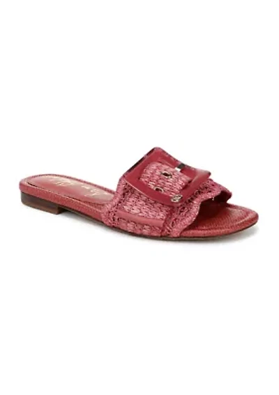 Bambi Raffia Slide Sandals