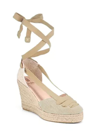 Margherita Ankle Wrap Wedge Sandals