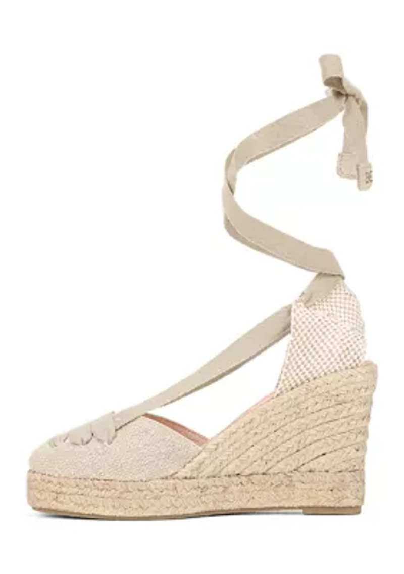 Margherita Ankle Wrap Wedge Sandals