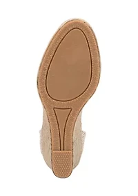 Margherita Ankle Wrap Wedge Sandals