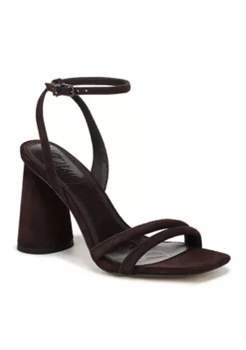 Kia Ankle Strap Block Heel Sandals