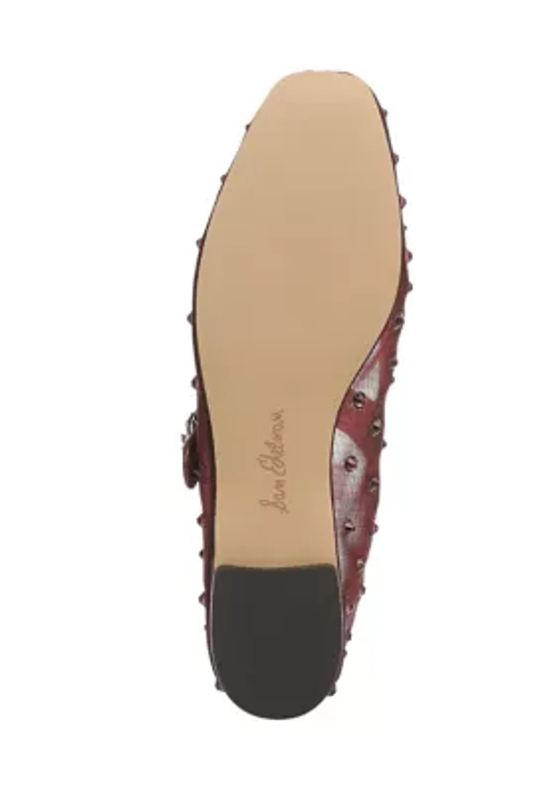 Michaela Shine Mesh Mary Jane Flats