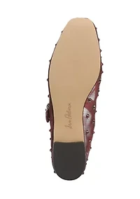 Michaela Shine Mesh Mary Jane Flats