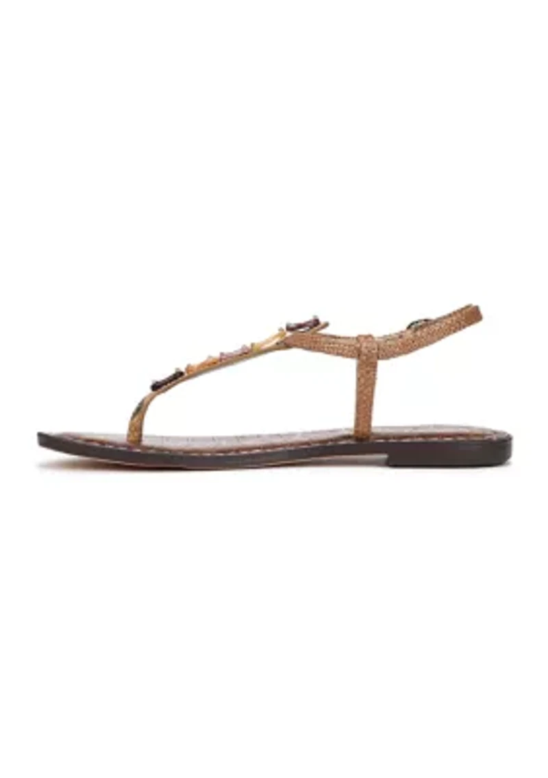 Gigi Stone Thong Sandals