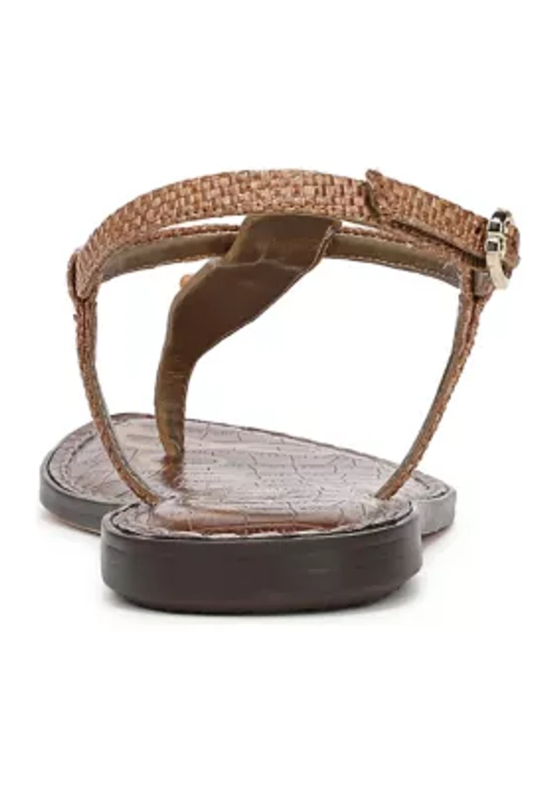 Gigi Stone Thong Sandals