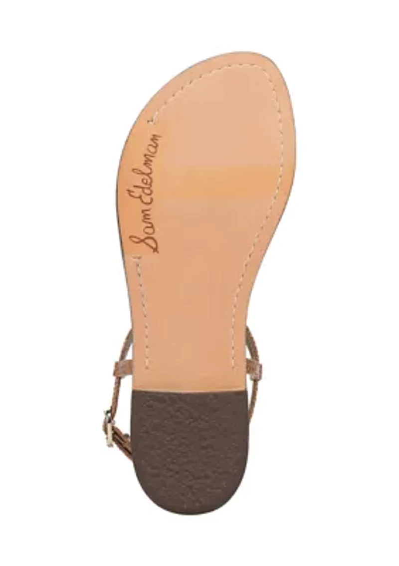 Gigi Stone Thong Sandals