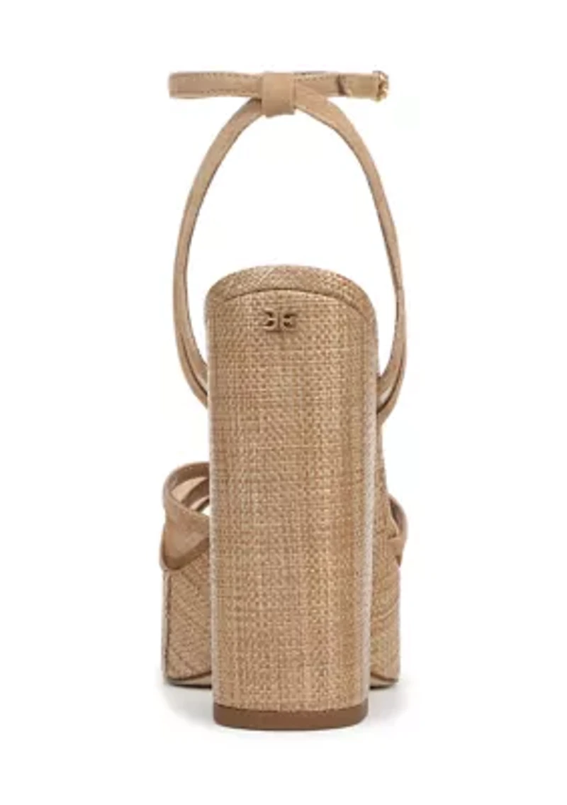 Sandy Platform Sandals