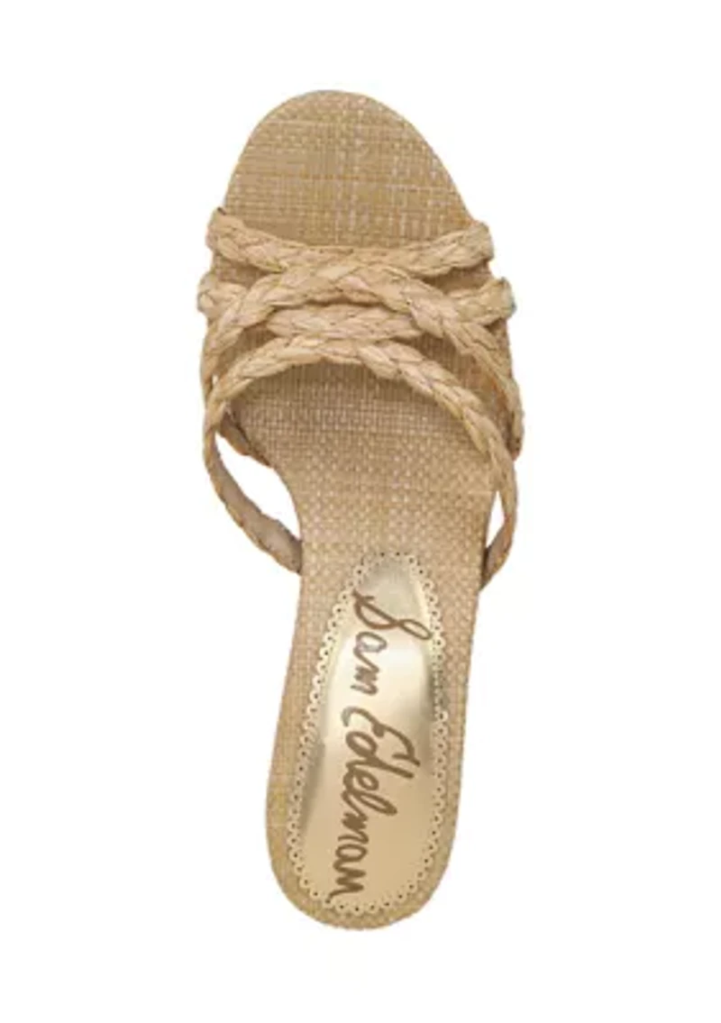 Camille Raffia Sandals