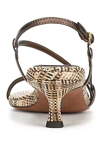 Cora 2 Strappy Plaid Bottom Sandals