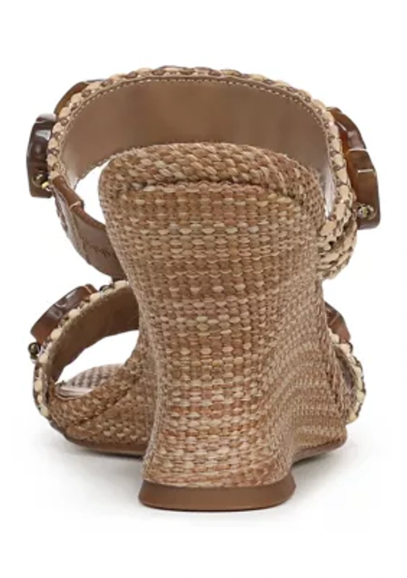 Dante Stone Wedge Sandals