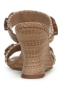 Dante Stone Wedge Sandals