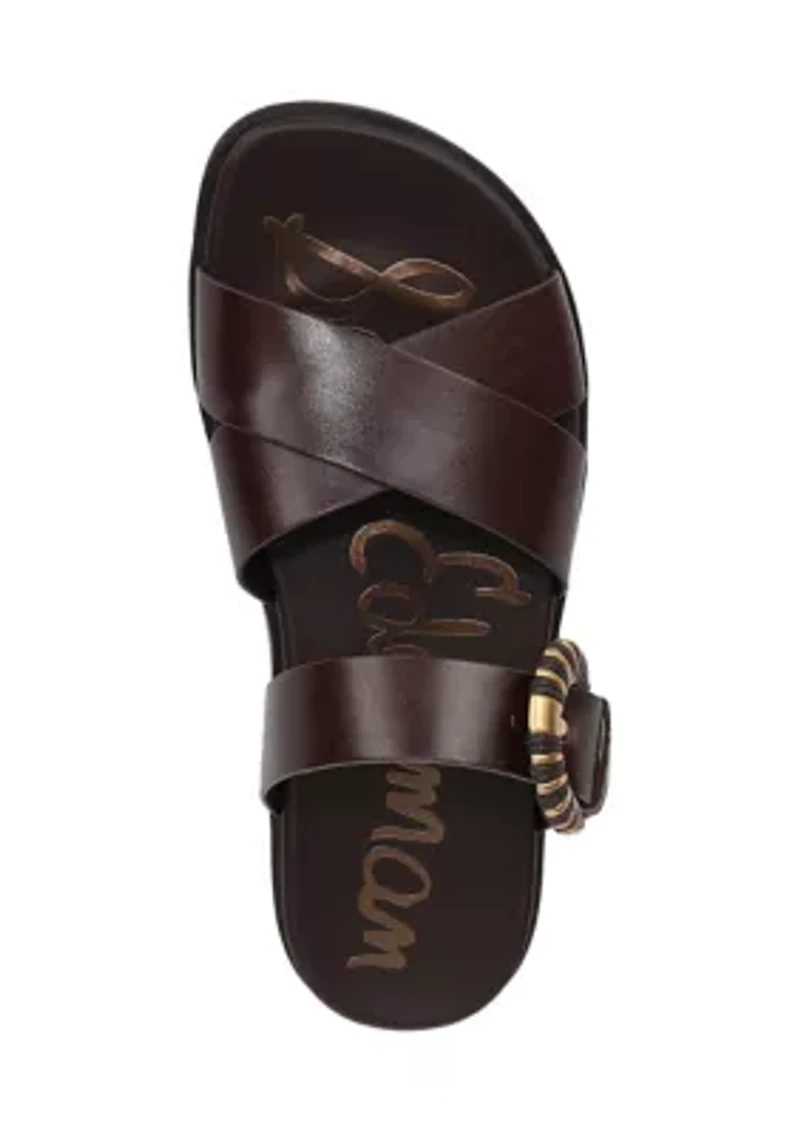Lucy Cross Band Sandals
