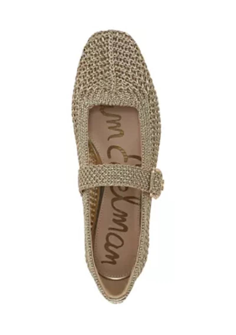 Michaela Knit Mary Jane Flats