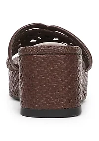 Pauleena Woven Platform Sandals