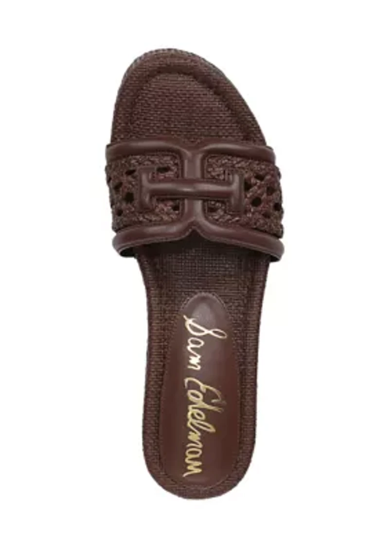 Pauleena Woven Platform Sandals