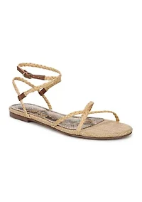 Ellina Raffia Braid Sandals