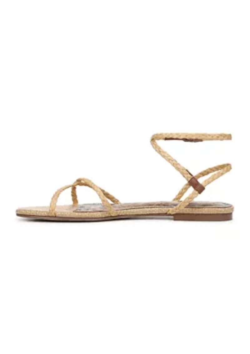 Ellina Raffia Braid Sandals