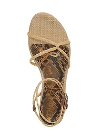 Ellina Raffia Braid Sandals