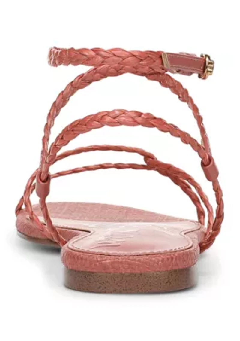 Ellina Braid Wrap Sandals