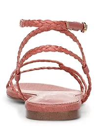 Ellina Braid Wrap Sandals
