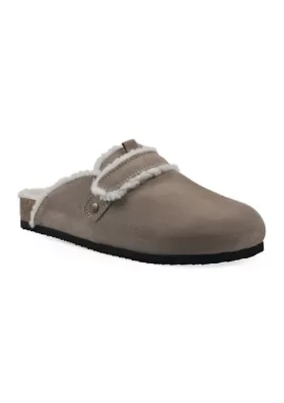 Benzini Faux Fur Clogs