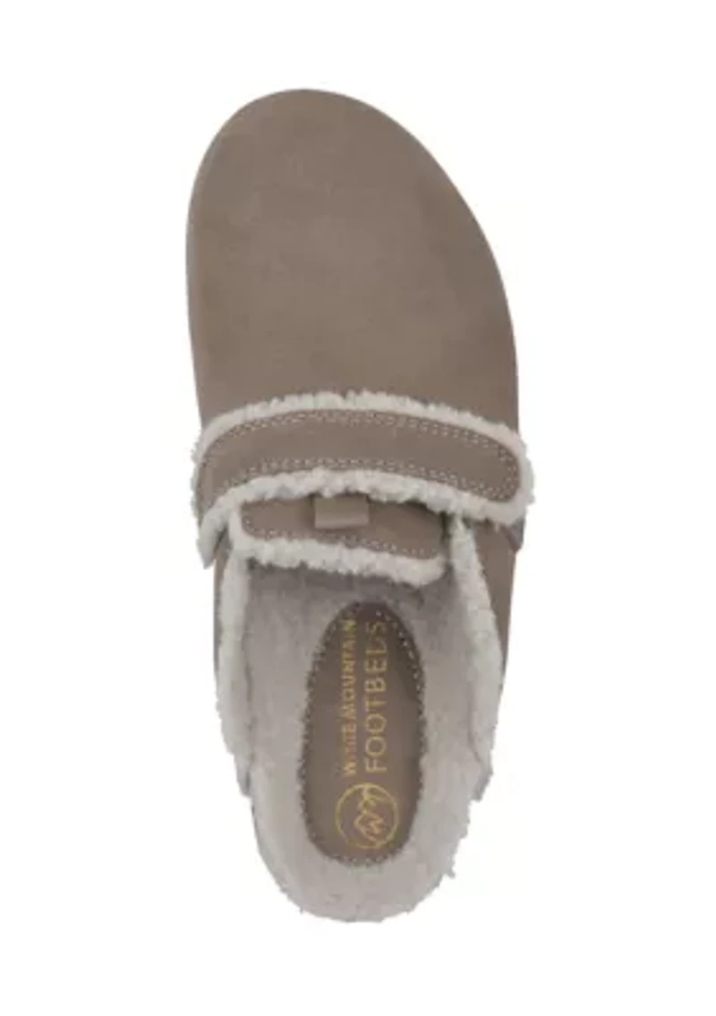 Benzini Faux Fur Clogs