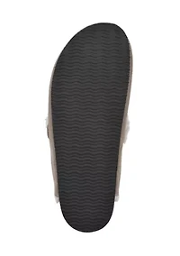 Benzini Faux Fur Clogs