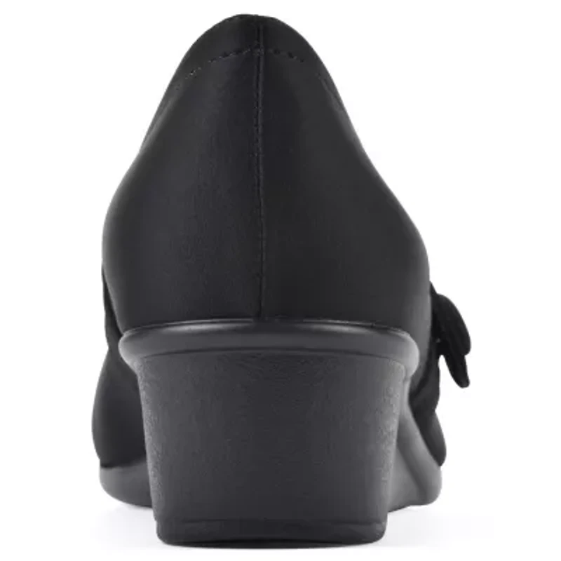Brightly Mary Jane Wedge - Wide Width