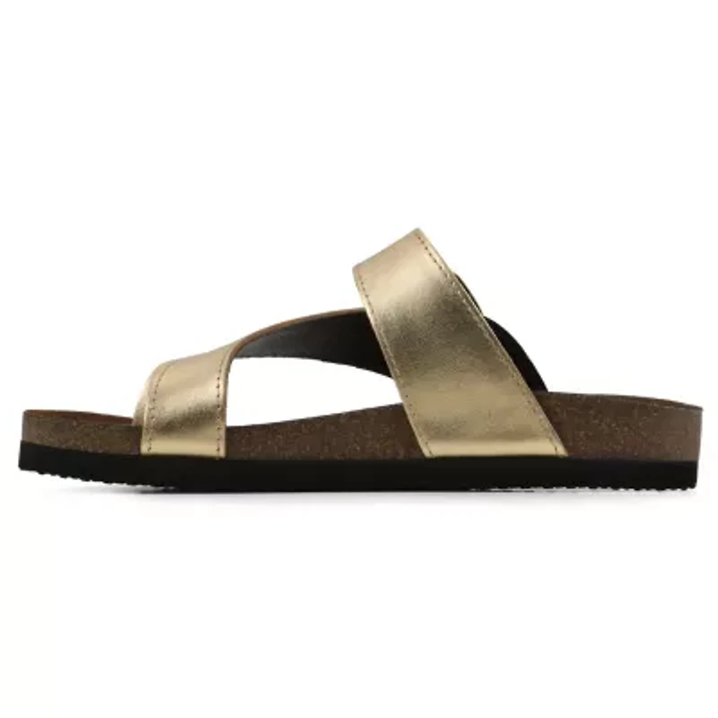 Carly Leather Footbed Sandal