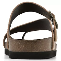 Carly Leather Footbed Sandal