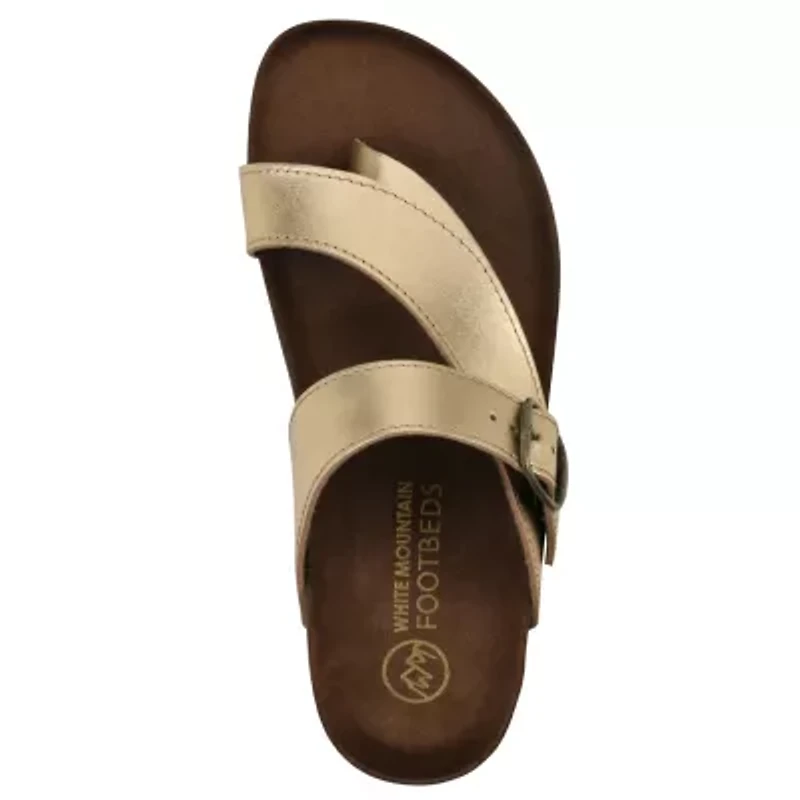 Carly Leather Footbed Sandal