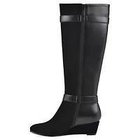 Cheers Tall Shaft Wide Calf Wedge Boot