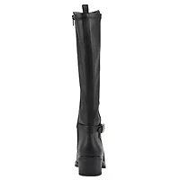 Custard Wide Calf Tall Shaft Riding Boot