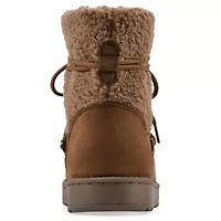 Isador Faux Sherpa Lace-up Boot