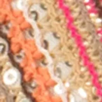 Oria Tribal Pattern Flip Flops