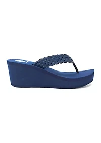 Dasina Thong Wedge Sandals