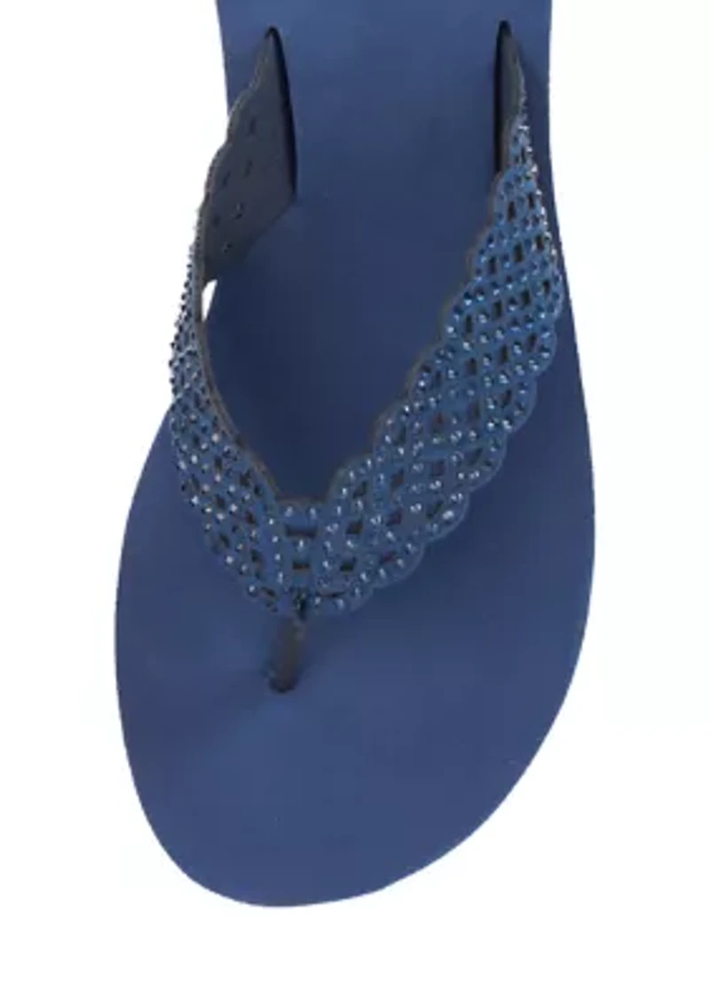 Dasina Thong Wedge Sandals