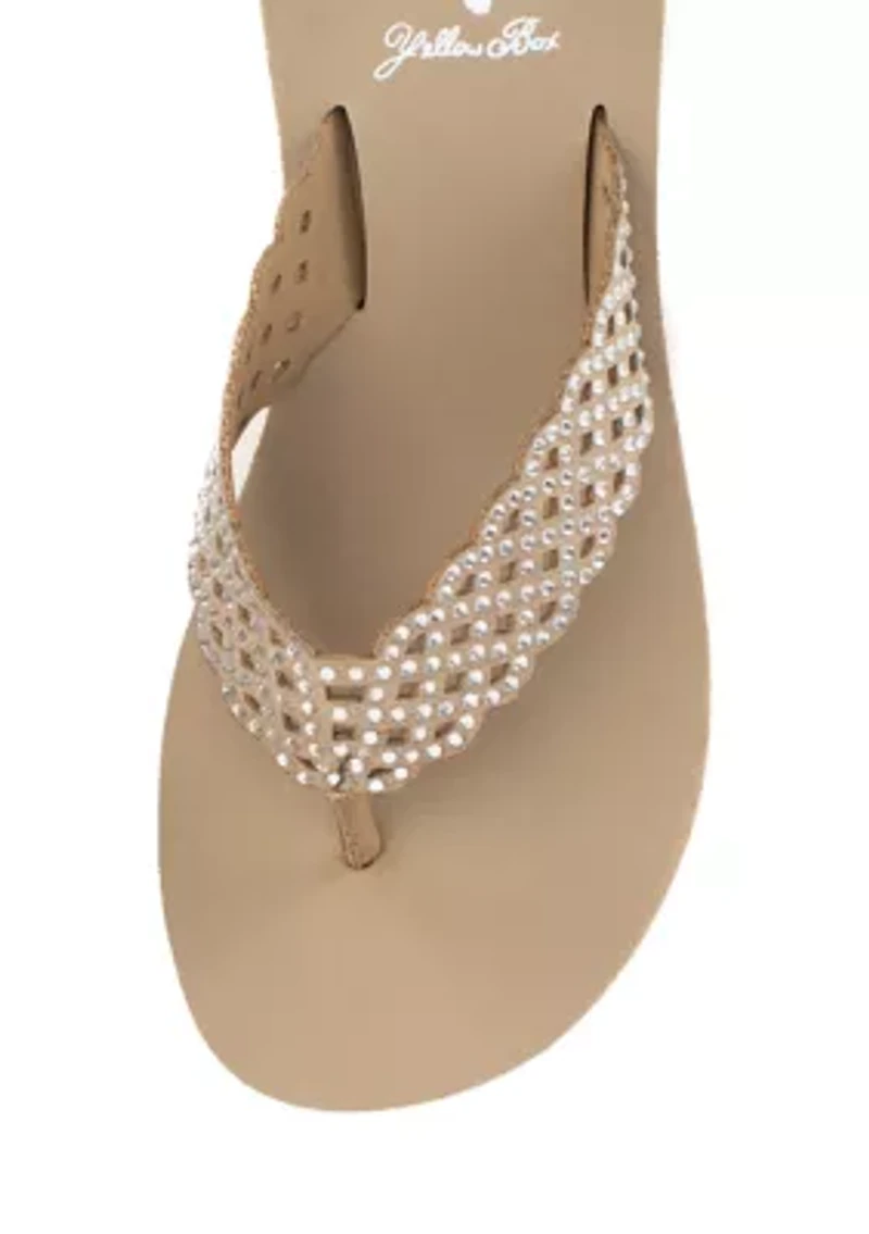 Dasina Thong Wedge Sandals