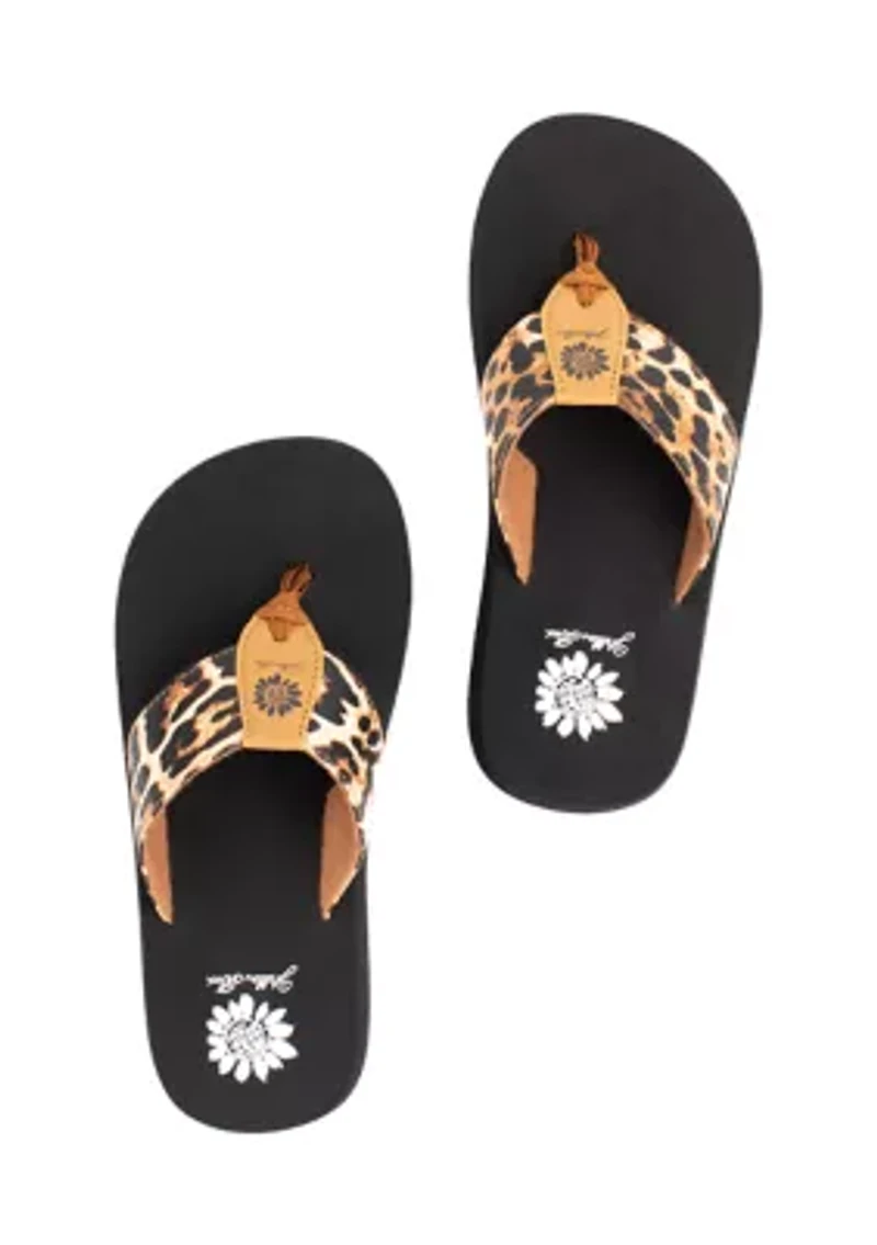 Ferndale Print Flip Flop Thong Sneakers