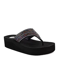 Redondo Flip Flop Wedge Thong Sandals