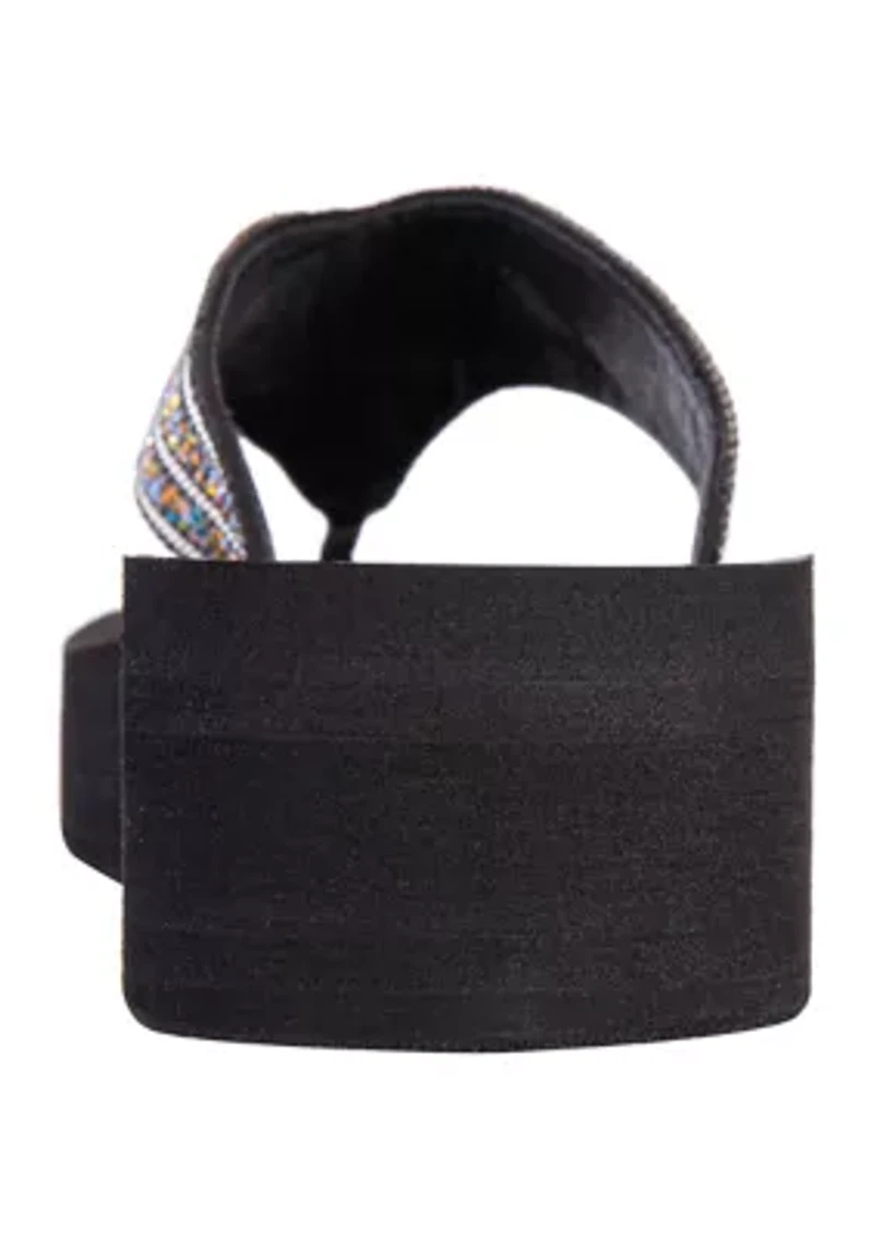 Redondo Flip Flop Wedge Thong Sandals
